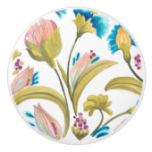 Abbey Floral Tegels - Spring Flowers Keramische Knop (Voorkant)