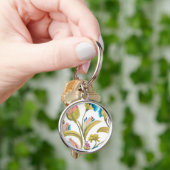 Abbey Floral Tegels - Spring Flowers Sleutelhanger (Hand)