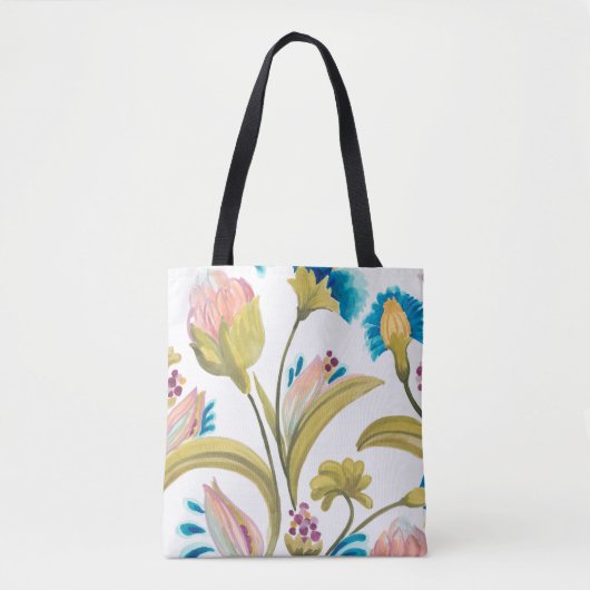 Abbey Floral Tegels - Spring Flowers Tote Bag (Voorkant)