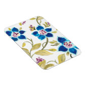 Abbey Floral Tiles - Blue Blooms Magneet (Rechterzijde)
