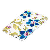 Abbey Floral Tiles - Blue Blooms Magneet (Linkerzijde)