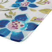 Abbey Floral Tiles - Blue Blooms Snijplank (Hoek)