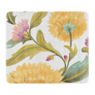 Abbey Floral Tiles - Gele Bloemen Snijplank