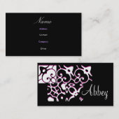 Abbey III-profielkaart Visitekaartje (Voorkant / Achterkant)