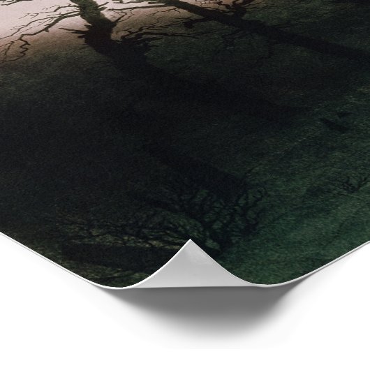 Abbey in de Oakwood, 1810 Poster (Hoek)