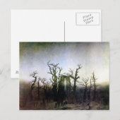 Abbey in een oak bos door Caspar David Friedrich Briefkaart (Voorkant / Achterkant)