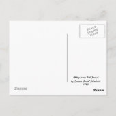 Abbey in een oak bos door Caspar David Friedrich Briefkaart (Achterkant)