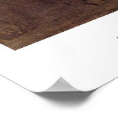 Abbey in Oakwood door Caspar David Friedrich Poster (Hoek)