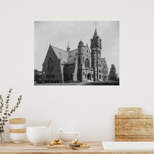 Abbey Memorial Chapel (McHolyoke College) Poster (Keuken)