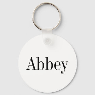 Abbey Name Sleutelhanger