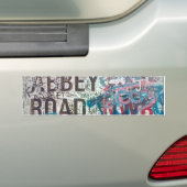 Abbey Road Bord Bumpersticker (Op auto)