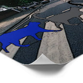 Abbey Road Cats Poster (Hoek)