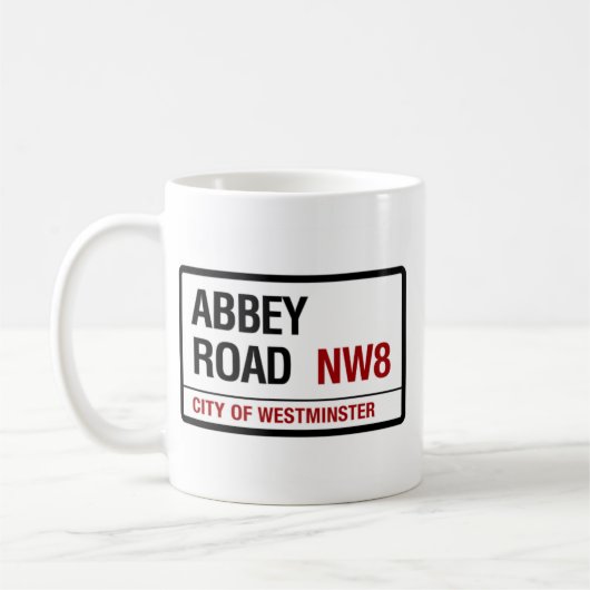 Abbey Road Coffee Mok (Links)