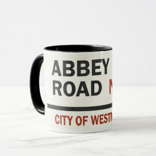 Abbey Road Londen Straatbord Mok
