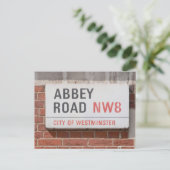 Abbey Road London Briefkaart (Staand voorkant)