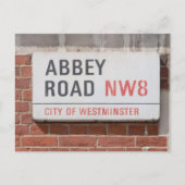 Abbey Road London Briefkaart (Voorkant)