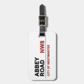 Abbey Road London England -  Bagagelabel (Voorkant verticaal)