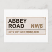 Abbey Road London England -  Briefkaart (Voorkant)