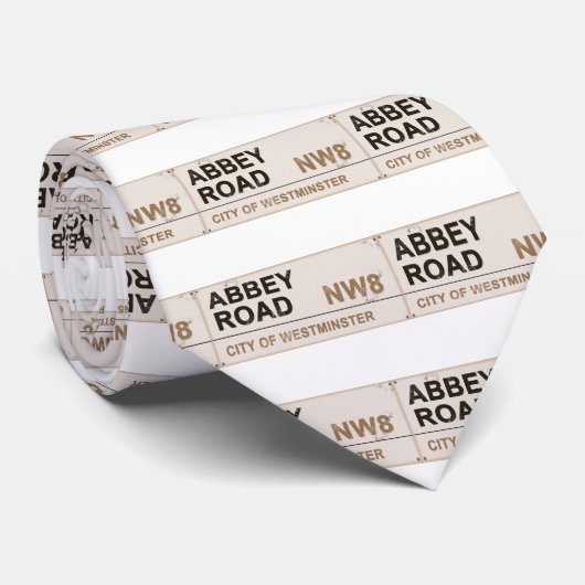 Abbey Road London England -  Stropdas (Opgerold)