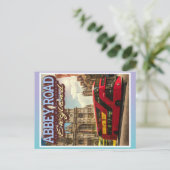 ABBEY ROAD LONDON - ENGLAND'S ICONIC ROAD BRIEFKAART (Staand voorkant)