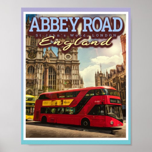 ABBEY ROAD LONDON - ENGLAND'S ICONIC ROAD POSTER (Voorkant)