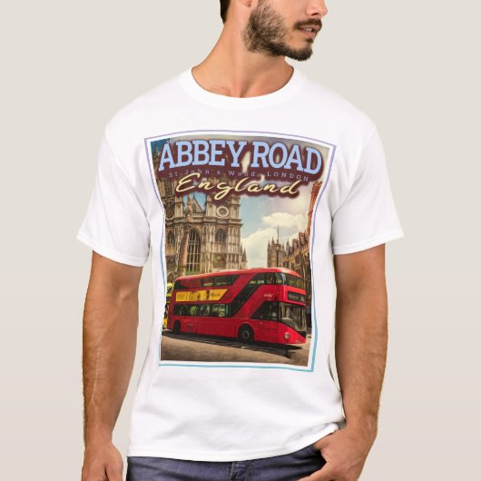 ABBEY ROAD LONDON - ENGLAND'S ICONIC ROAD T-SHIRT (Voorkant)