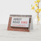 Abbey Road London Kaart (Gele Bloem)