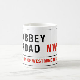Abbey Road, London Street Sign Koffiemok