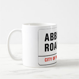 Abbey Road, London Street Sign Koffiemok