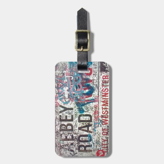 Abbey Road Sign Bagagelabel (Voorkant verticaal)