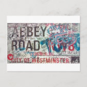 Abbey Road Sign Briefkaart (Voorkant)