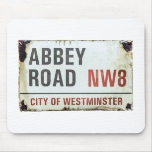Abbey Road Sign Muismat