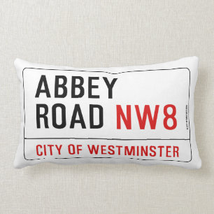 Abbey Road Street Sign Kussen
