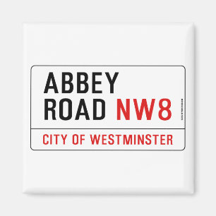 Abbey Road Street Sign Magneet