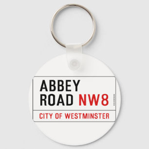 Abbey Road Street Sign Sleutelhanger