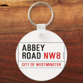 Abbey Road Street Sign Sleutelhanger (Voorkant)