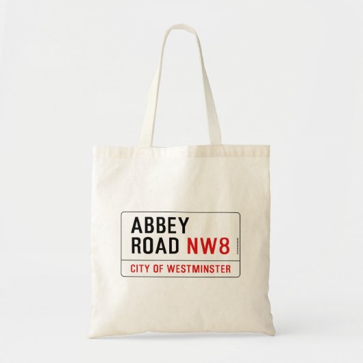 Abbey Road Street Sign Tote Bag (Voorkant)