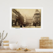 Abbey Square and Pump Rooms, Bath, c.1880 (b/w pho Poster (Keuken)