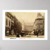 Abbey Square and Pump Rooms, Bath, c.1880 (b/w pho Poster (Voorkant)
