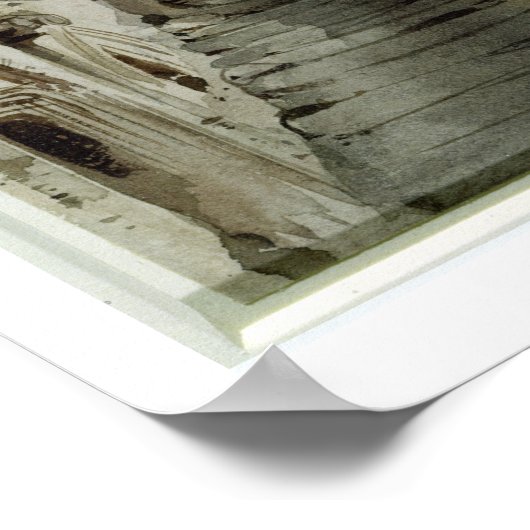 Abbey St-Amand, Rouen (m/c, carrosseriekleur en po Poster (Hoek)