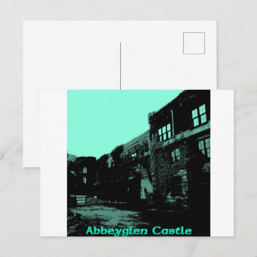 Abbeyglen Castle, Clifden, Ireland Briefkaart (Voorkant / Achterkant)