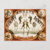 Abbey's pompoencombinatie Circus Poster Briefkaart (Voorkant)