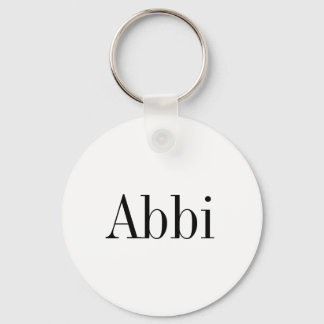 Abbi Name Sleutelhanger