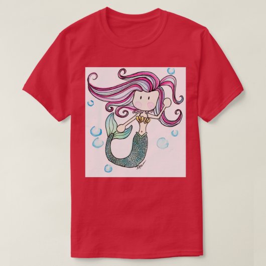 Abbi the Mermaid T-shirt (Design voorkant)