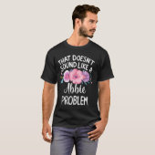 Abbie Gepersonaliseerde Schattigee Bloem Meisjes A T-shirt (Voorkant volledig)