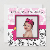 Abbie's eerste verjaardag kaart (Voorkant)