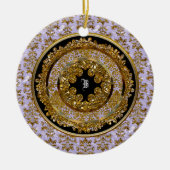 Abbigail Edeline Victoriaans Keramisch Ornament (Voorkant)