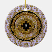 Abbigail Edeline Victoriaans Keramisch Ornament (Achterkant)