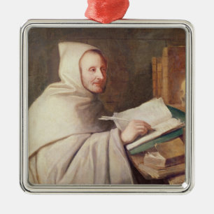 Abbot Armand-Jean le Bouthillier de Rance Metalen Ornament