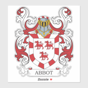 Abbot Family Crest Sticker